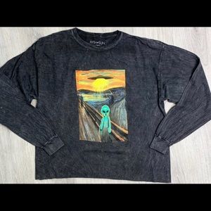 Vincent van Gogh alien long sleeve shirt🚀👽
